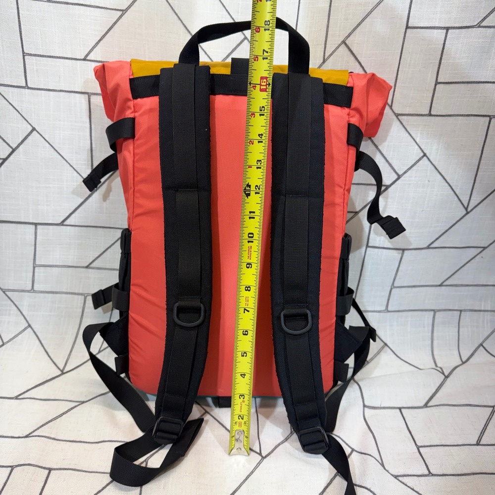 Topo Designs Rover Pack Classic OS Multi Color Block Nylon Backpack - Picture 7 of 13
